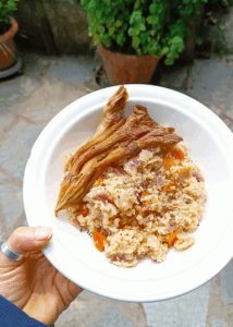 piatto di cibo vegetale